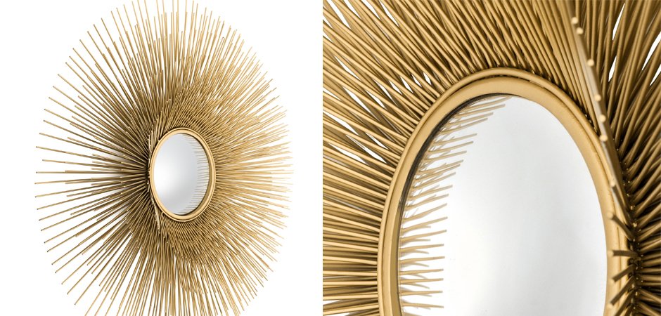 Зеркало Eichholtz Mirror Solaris L Зеркало Eichholtz Mirror Solaris L - Loft-Concept в Костроме