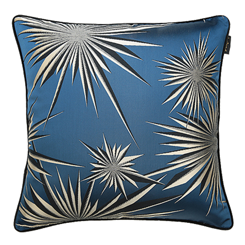 Подушка GOLDEN SUNBURST Jim Thompson Синяя Синий Подушка GOLDEN SUNBURST Jim Thompson Синяя Синий в Костроме | Loft Concept