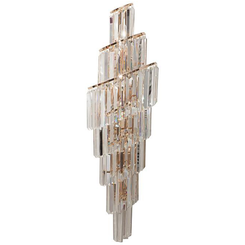 Бра Odeon Cascade Wall Lamp Left Золотой Прозрачное Стекло Бра Odeon Cascade Wall Lamp Left Золотой Прозрачное Стекло в Костроме | Loft Concept