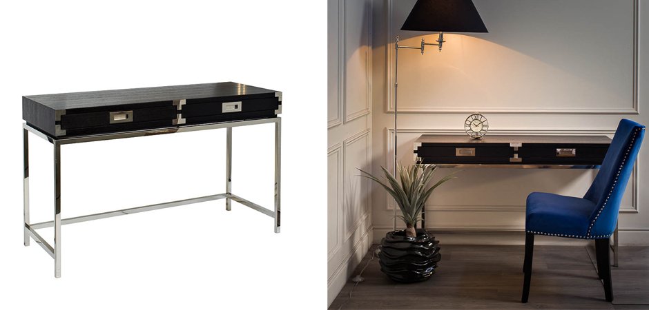 Рабочий стол Black Grace Desk Рабочий стол Black Grace Desk - Loft-Concept в Костроме