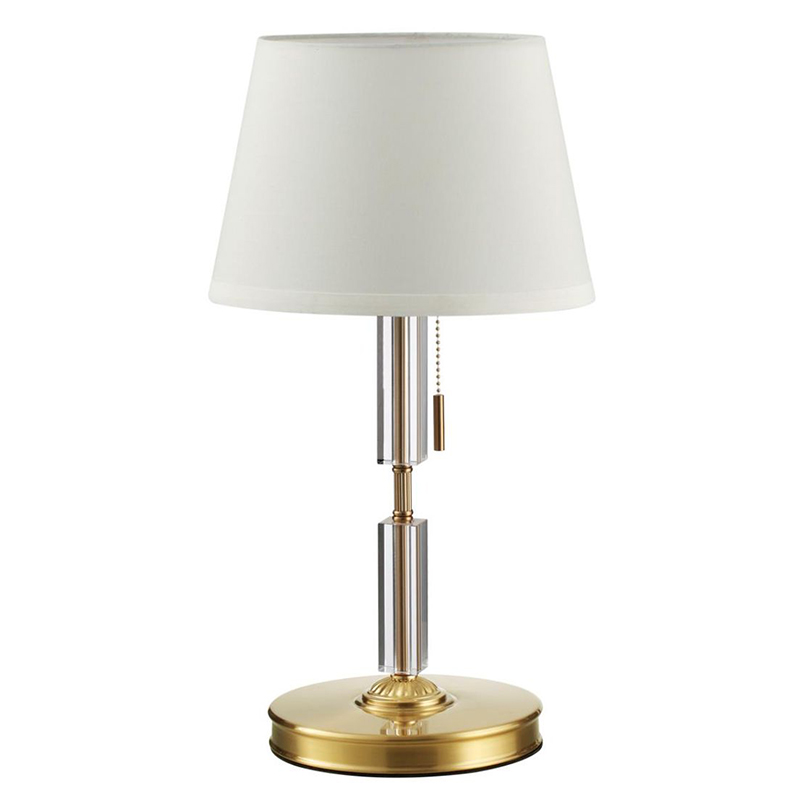 Настольная лампа Ramona White Table Lamp Бронза Белый Настольная лампа Ramona White Table Lamp Бронза Белый в Костроме | Loft Concept