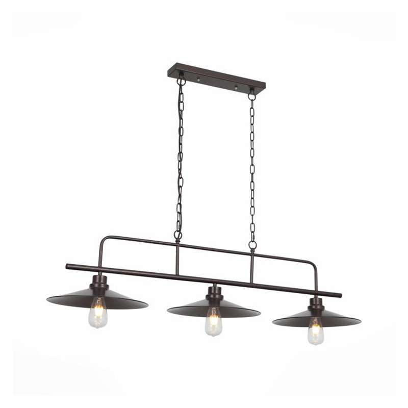 Люстра металлическая Metal chandelier techno Коричневый Люстра металлическая Metal chandelier techno Коричневый в Костроме | Loft Concept