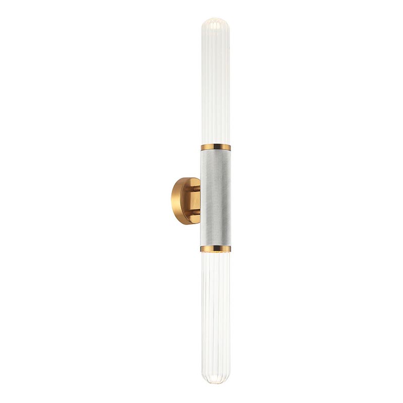 Бра Grover Chrome Transparent Wall Lamp Прозрачное Стекло Хром Глянцевое золото Бра Grover Chrome Transparent Wall Lamp Прозрачное Стекло Хром Глянцевое золото в Костроме | Loft Concept