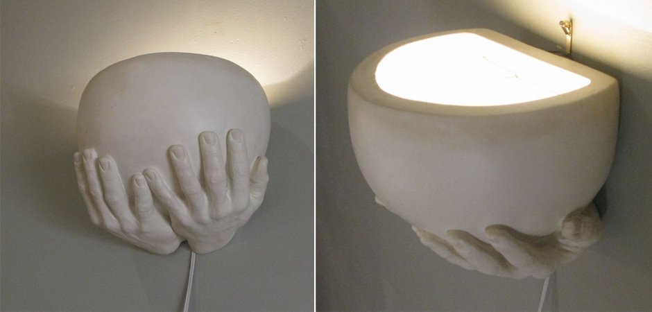 Бра Hands Lighted Wall Sconce by Richard Etts Бра Hands Lighted Wall Sconce by Richard Etts - Loft-Concept в Костроме
