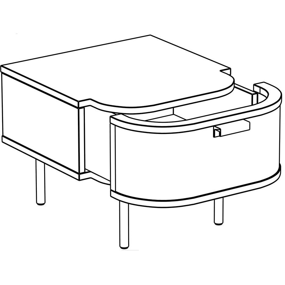 Тумба Ankio bedside table Тумба Ankio bedside table в Костроме