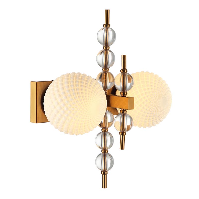 Бра Addelyn Sconce Белый Латунь Бра Addelyn Sconce Белый Латунь в Костроме | Loft Concept