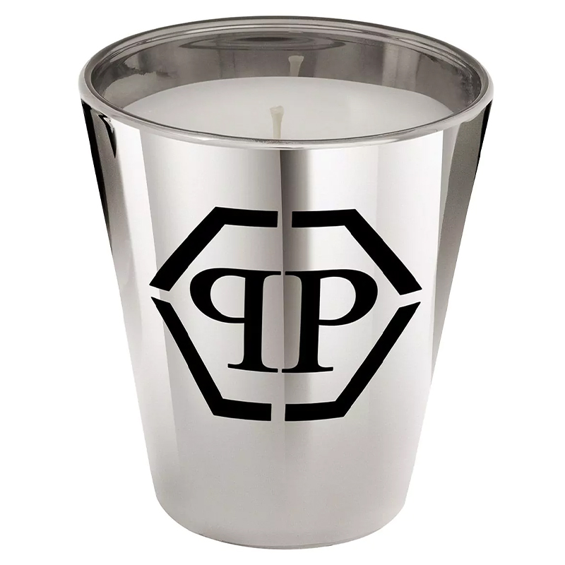 Свеча Philipp Plein Candle Empire Platinum M Серебряный Белый Черный Свеча Philipp Plein Candle Empire Platinum M Серебряный Белый Черный в Костроме | Loft Concept