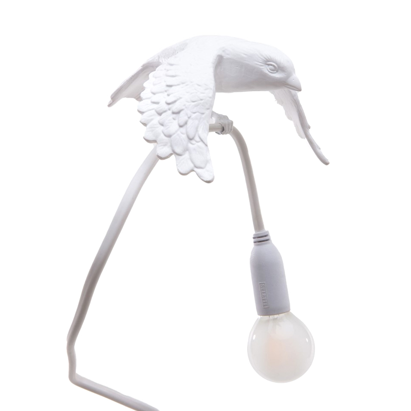 Настольная лампа Seletti Sparrow Taking Off Белый Настольная лампа Seletti Sparrow Taking Off Белый в Костроме | Loft Concept