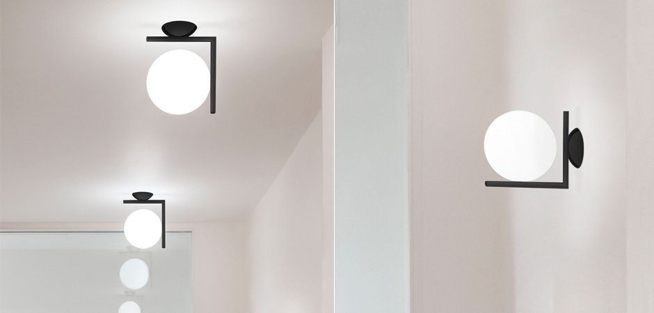 Бра Flos IC Lights C/W Black - Loft-Concept в Костроме