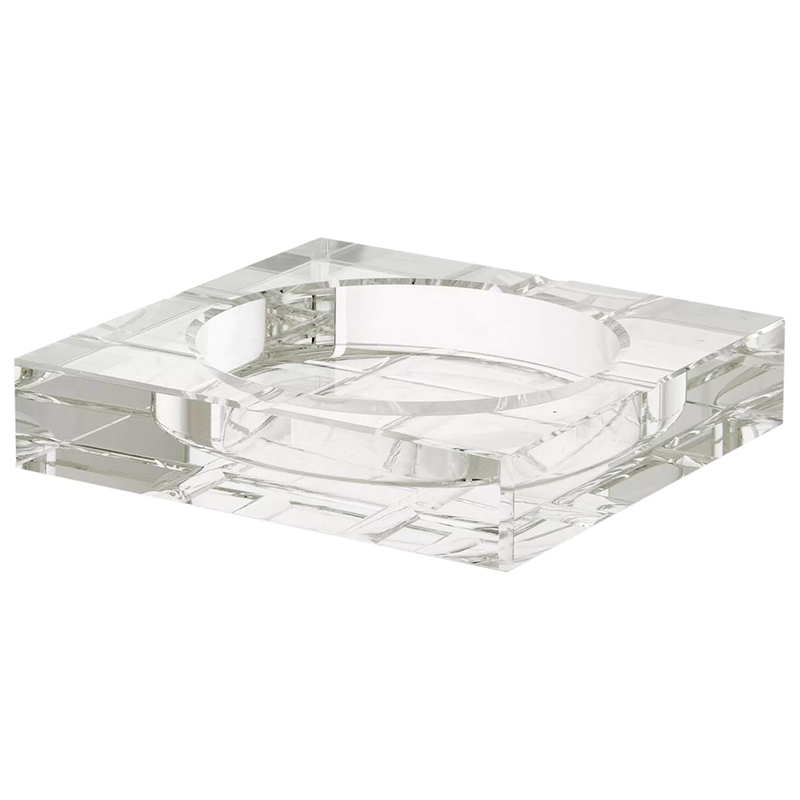 Пепельница Eichholtz Ashtray Ledbury Прозрачное Стекло Пепельница Eichholtz Ashtray Ledbury Прозрачное Стекло в Костроме | Loft Concept