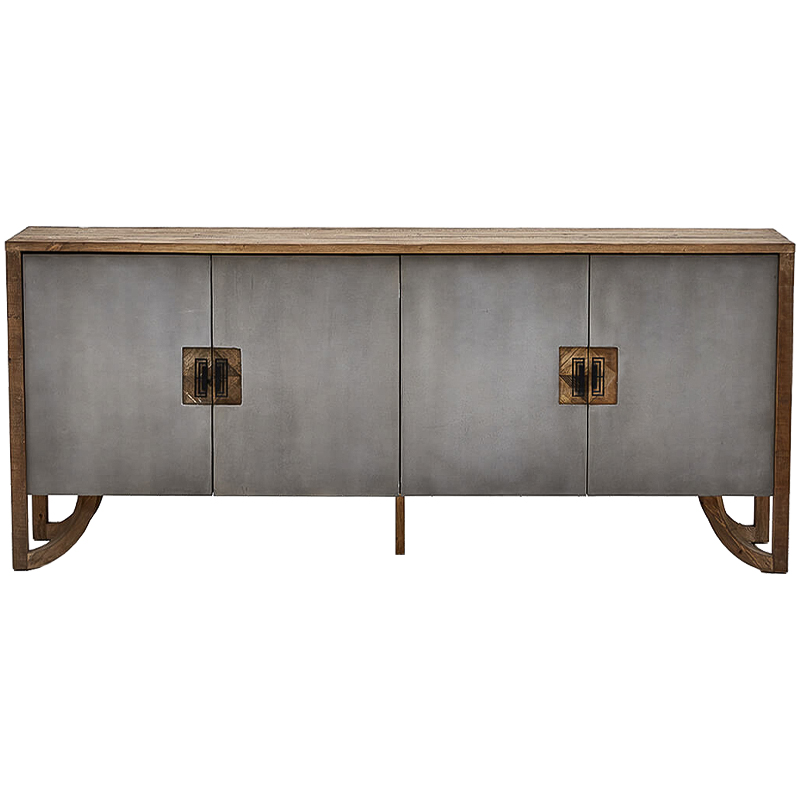 Комод дерево и бетон Keikala chest of drawers с 4-мя дверцами Древесина Серый Комод дерево и бетон Keikala chest of drawers с 4-мя дверцами Древесина Серый в Костроме | Loft Concept