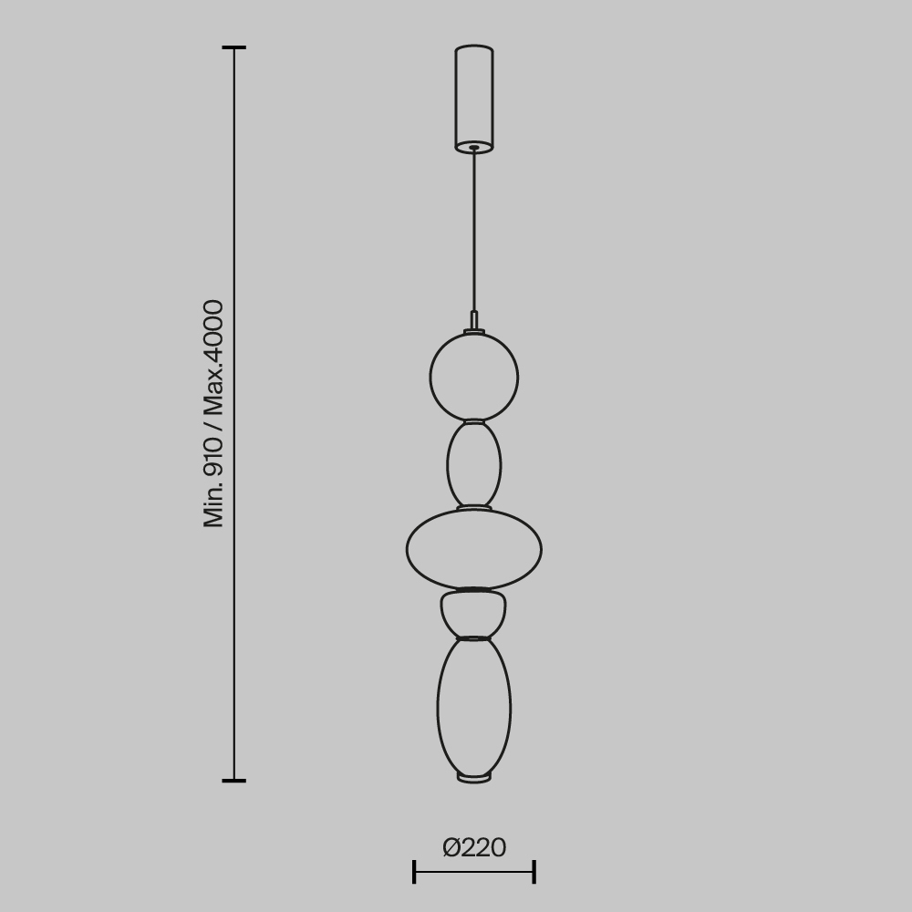 Подвесной светильник Adore LED 3000K 23Bт  в Костроме