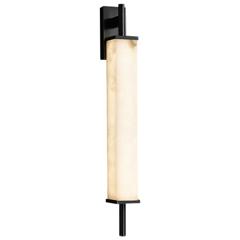 Бра Gaelle Modern Marble Wall Lamp Черный Белый Мрамор Bianco Темная медь Бра Gaelle Modern Marble Wall Lamp Черный Белый Мрамор Bianco Темная медь в Костроме | Loft Concept