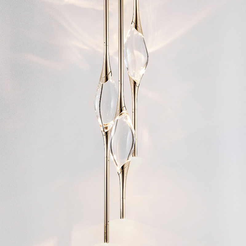 Подвесной светильник 12 Round Chandelier Gold Глянцевое золото Прозрачный Подвесной светильник 12 Round Chandelier Gold Глянцевое золото Прозрачный в Костроме | Loft Concept