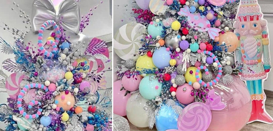 Дизайнерская Елка Премиум с Ярким Розовым Декором Christmas Tree Fun Game Дизайнерская Елка Премиум с Ярким Розовым Декором Christmas Tree Fun Game - Loft-Concept в Костроме