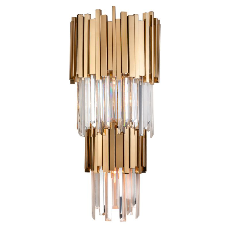 Бра Luxxu Modern Cascade Wall Lamp Gold 71 Золотой Прозрачное Стекло Бра Luxxu Modern Cascade Wall Lamp Gold 71 Золотой Прозрачное Стекло в Костроме | Loft Concept