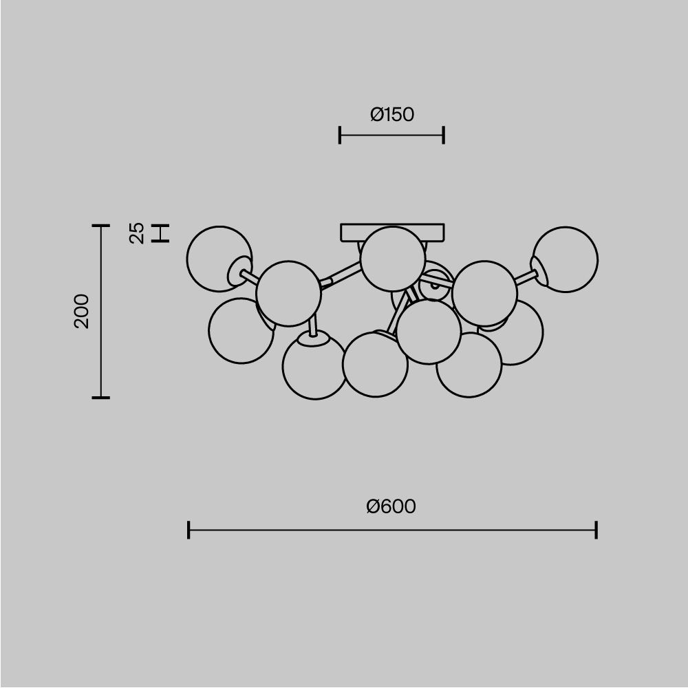 Потолочный светильник Dallas G9 в Костроме