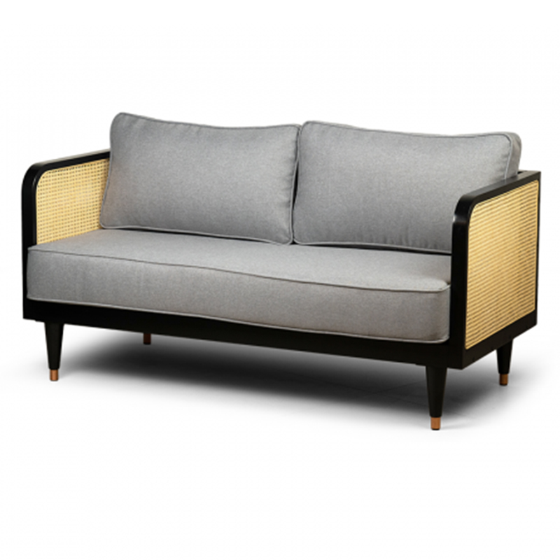 Диван Karely Sofa Серый Бежевый Черный Диван Karely Sofa Серый Бежевый Черный в Костроме | Loft Concept