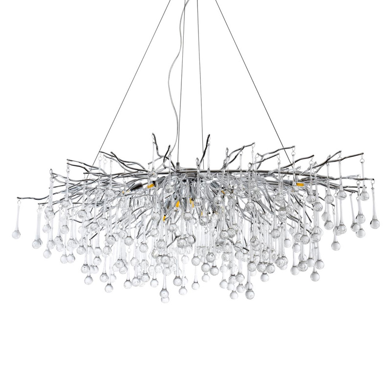 Люстра Большая Eucalyptus Silver Серебряный Люстра Большая Eucalyptus Silver Серебряный в Костроме | Loft Concept