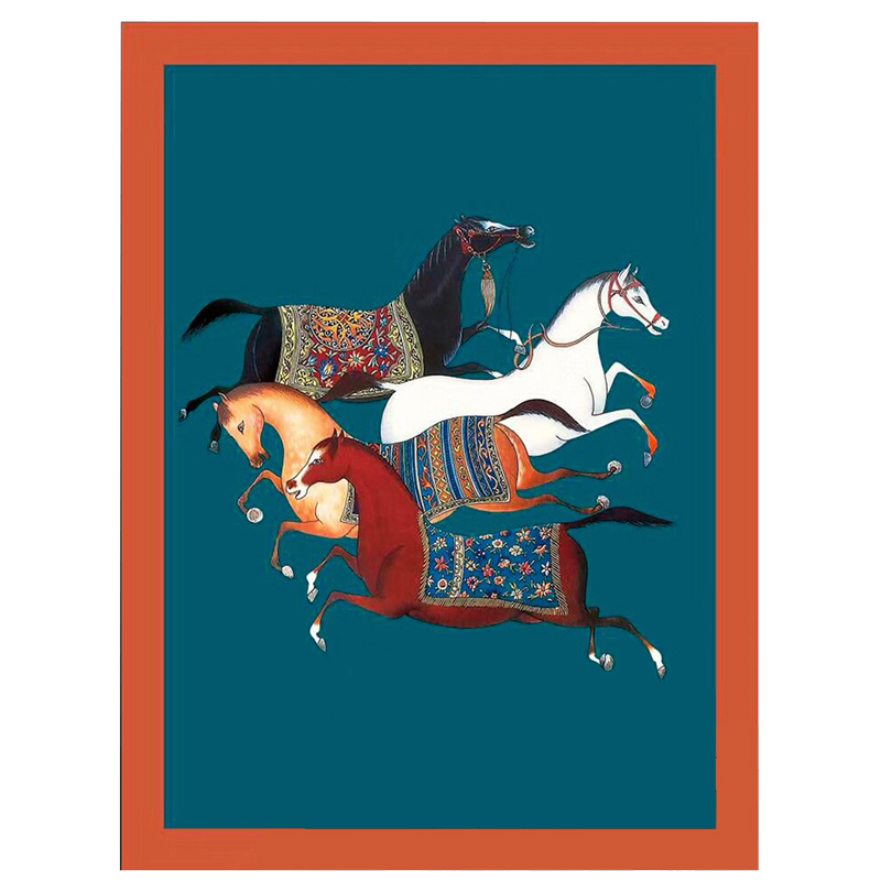 Плед Hermes Four Horses Plaid Изумрудный Оранжевый Мульти Плед Hermes Four Horses Plaid Изумрудный Оранжевый Мульти в Костроме | Loft Concept