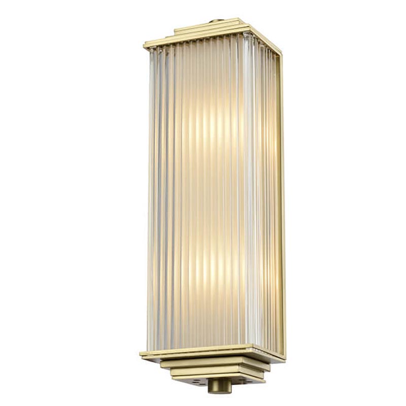 Бра Brion Glass Rectangle Wall Lamp Brass Латунь Прозрачный (Transparent) Бра Brion Glass Rectangle Wall Lamp Brass Латунь Прозрачный (Transparent) в Костроме | Loft Concept