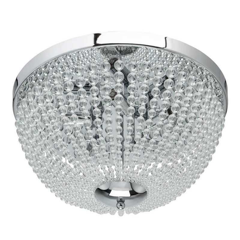Потолочный светильник Virginia Clear Beads ceiling Chrome S Хром Прозрачное Стекло Потолочный светильник Virginia Clear Beads ceiling Chrome S Хром Прозрачное Стекло в Костроме | Loft Concept