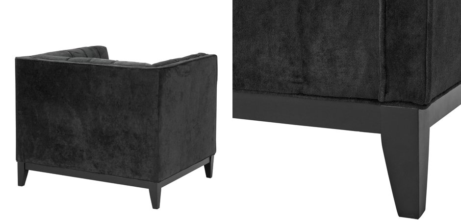 Кресло Eichholtz Chair Aldgate Black Кресло Eichholtz Chair Aldgate Black - Loft-Concept в Костроме