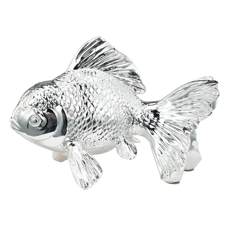 Статуэтка серебряная рыбка Fish Серебряный Статуэтка серебряная рыбка Fish Серебряный в Костроме | Loft Concept