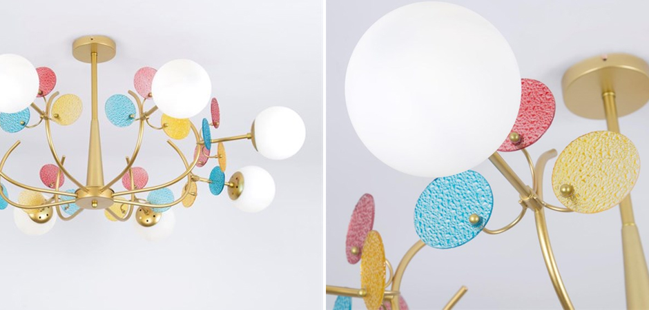 Потолочная Люстра MATISSE Multi glass 8 плафонов Потолочная Люстра MATISSE Multi glass 8 плафонов - Loft-Concept в Костроме