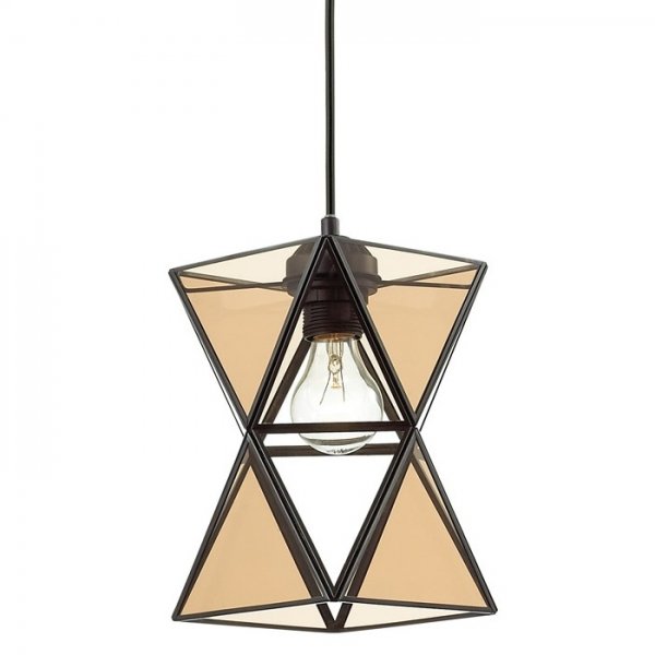 Подвесной светильник PolyPyramid Glass Pendant Cognac Янтарь (Amber) Подвесной светильник PolyPyramid Glass Pendant Cognac Янтарь (Amber) в Костроме | Loft Concept