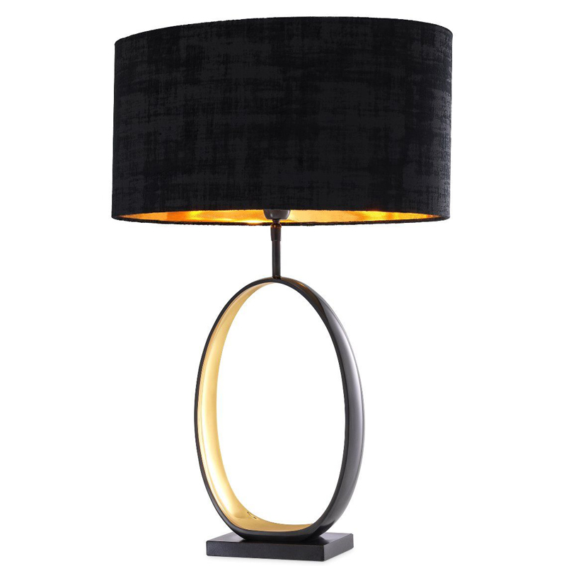 Настольная лампа Eichholtz Table Lamp Saturnia Черный Латунь Настольная лампа Eichholtz Table Lamp Saturnia Черный Латунь в Костроме | Loft Concept