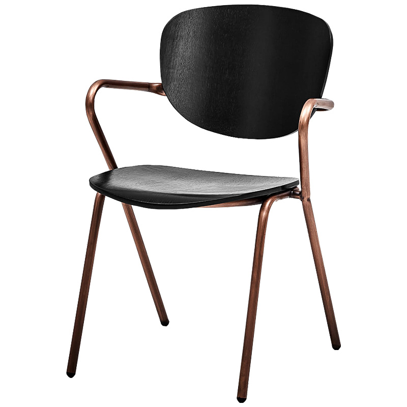 Стул Alpha Stool Черный Бронза Стул Alpha Stool Черный Бронза в Костроме | Loft Concept
