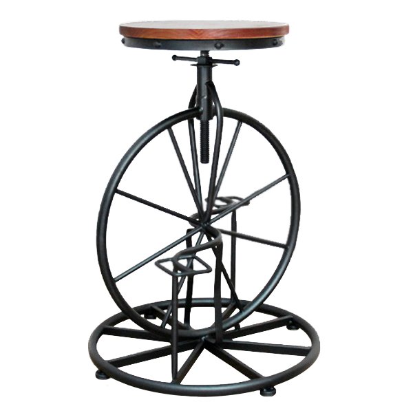 Барный стул Велосипед Lovt Bar Stool bicycle Коричневый Черный Барный стул Велосипед Lovt Bar Stool bicycle Коричневый Черный в Костроме | Loft Concept