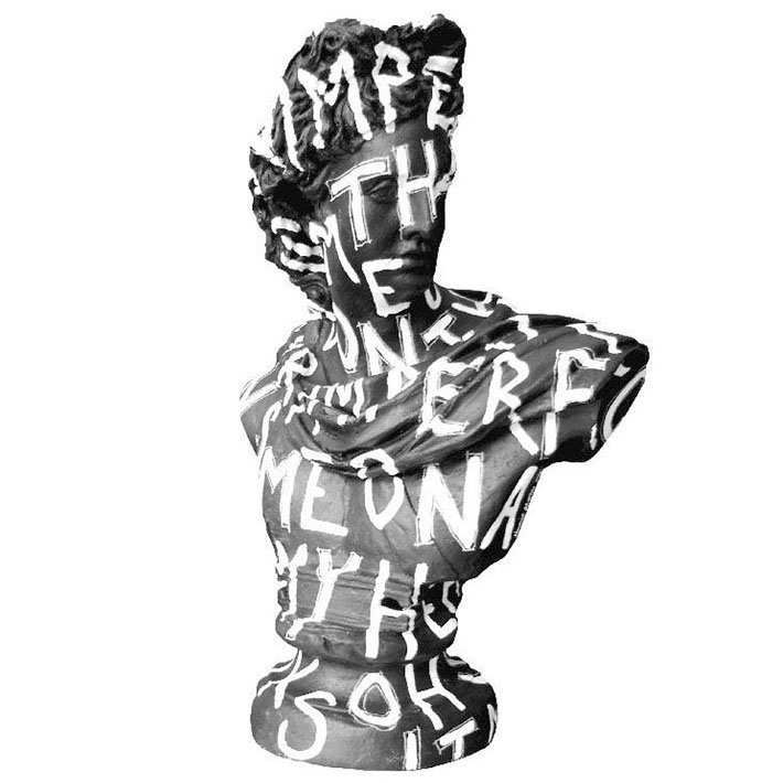 Статуэтка Bust Contemporary Art Черный Белый Статуэтка Bust Contemporary Art Черный Белый в Костроме | Loft Concept