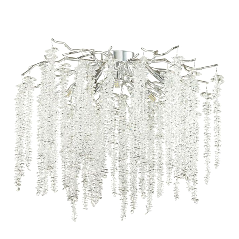 Люстра Хрустальная Fairy Tree Silver на 8 ламп Серебряный Люстра Хрустальная Fairy Tree Silver на 8 ламп Серебряный в Костроме | Loft Concept