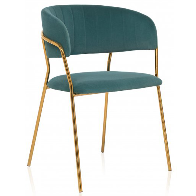 Стул Janine Stool Зеленый Золотой Стул Janine Stool Зеленый Золотой в Костроме | Loft Concept