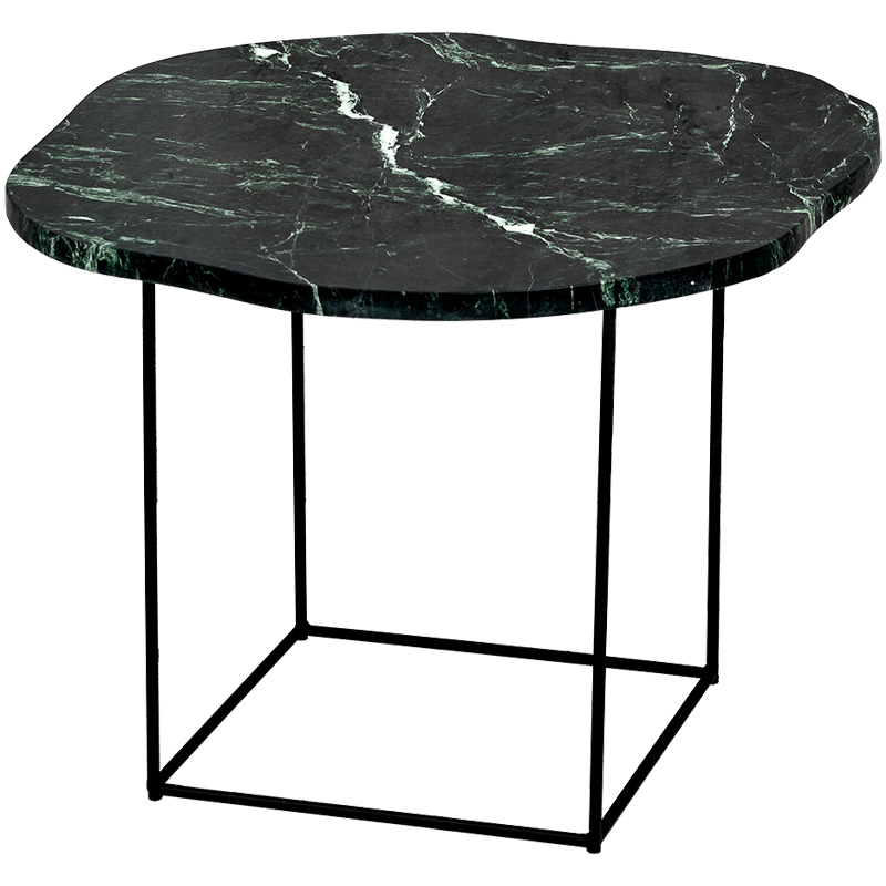 Кофейный стол с зелёной мраморной столешницей Gillespie Coffee Table Черный Зеленый Кофейный стол с зелёной мраморной столешницей Gillespie Coffee Table Черный Зеленый в Костроме | Loft Concept