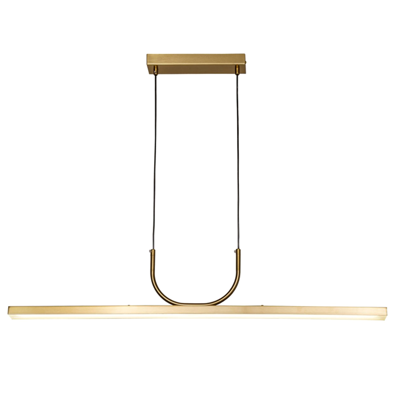 Минималистичная золотая люстра Trumpet tube Белый Золотой Минималистичная золотая люстра Trumpet tube Белый Золотой в Костроме | Loft Concept