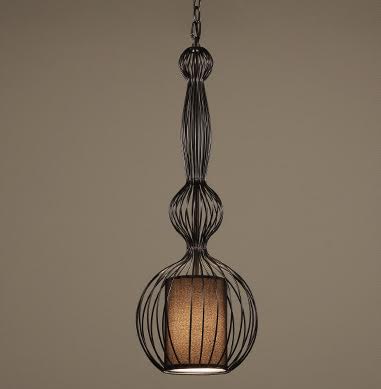 Подвесной светильник Wire Dream Pendant 3 Черный Черный в Костроме | Loft Concept 