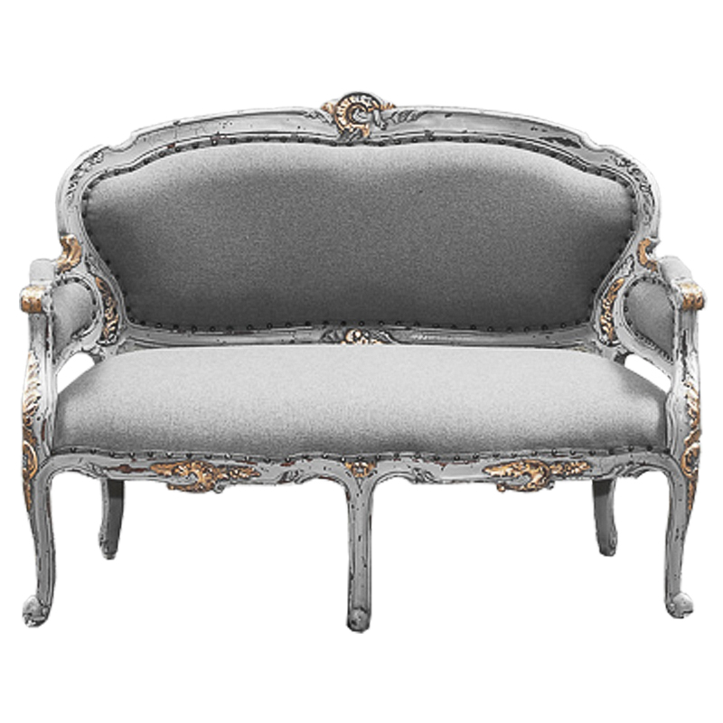 Диван Maria Antoinette Softness Серый Белый винтажная патина Диван Maria Antoinette Softness Серый Белый винтажная патина в Костроме | Loft Concept
