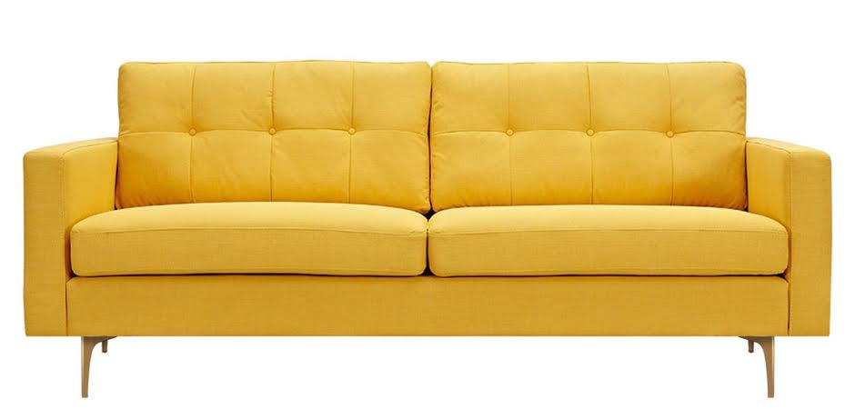 Диван Papaya Yellow Greta Sofa Диван желтая шерсть Диван Papaya Yellow Greta Sofa Диван желтая шерсть - Loft-Concept в Костроме