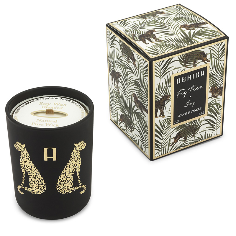 Свеча ароматизированная в стакане CANDLE ABHIKA DOUBLE LEO Черный Свеча ароматизированная в стакане CANDLE ABHIKA DOUBLE LEO Черный в Костроме | Loft Concept