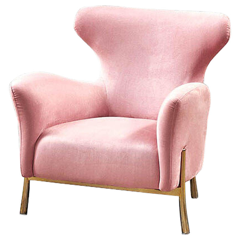 Кресло Blount Chair Золотой Розовый Кресло Blount Chair Золотой Розовый в Костроме | Loft Concept