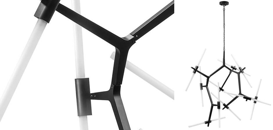 Люстра Агнес Chandelier Black 20 Люстра Агнес Chandelier Black 20 - Loft-Concept в Костроме