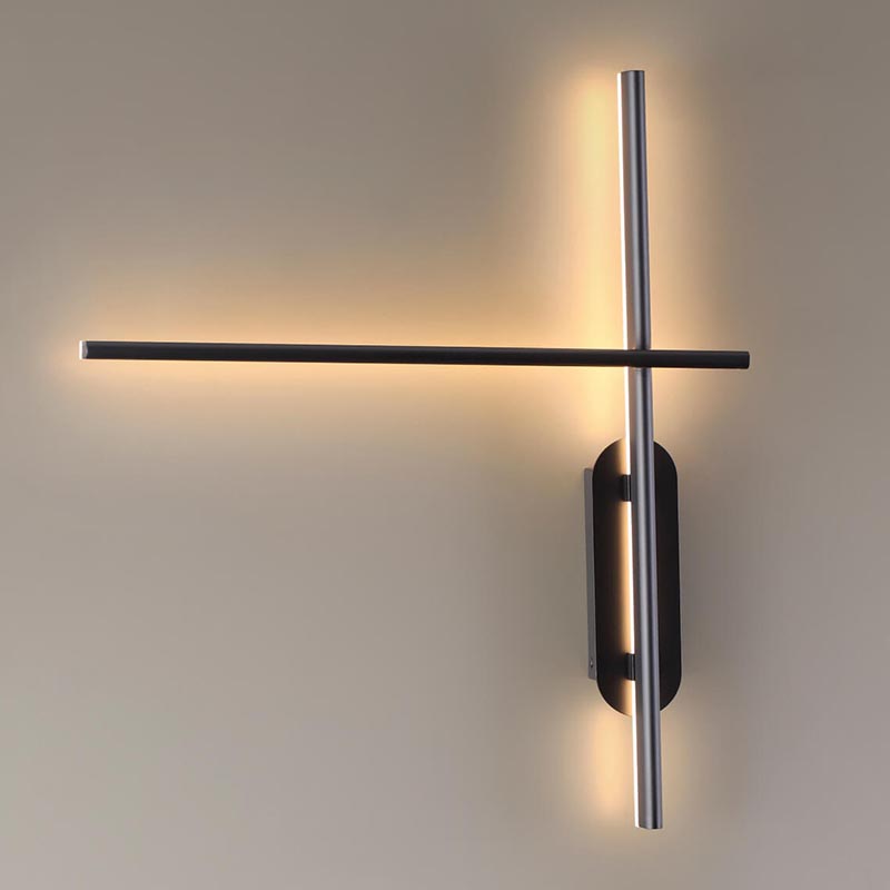 Бра Rolf Two Black Lines Черный Бра Rolf Two Black Lines Черный в Костроме | Loft Concept
