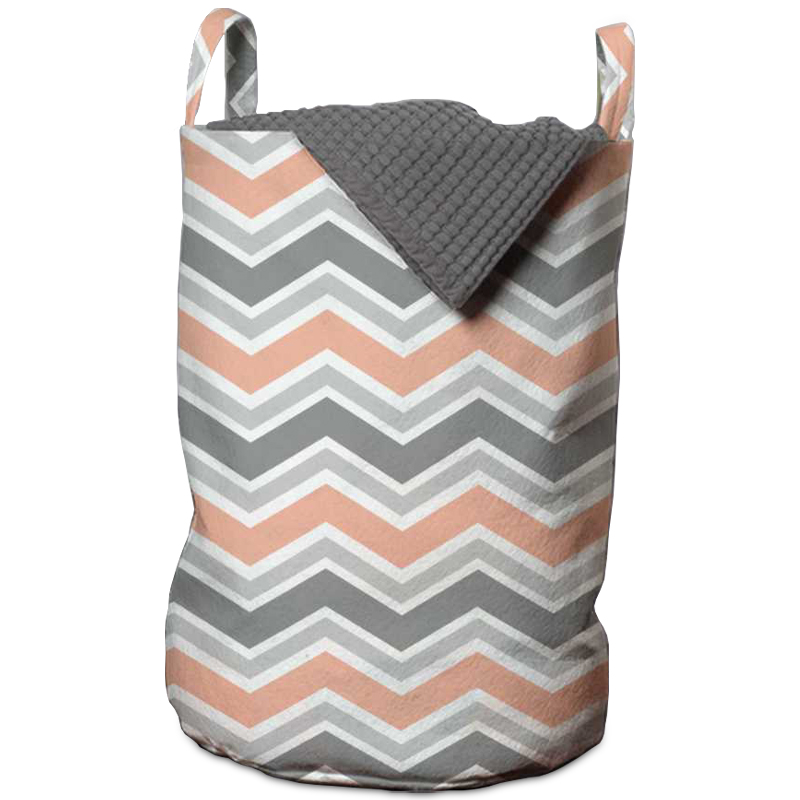 Корзина Gray Chevron Basket Мульти Корзина Gray Chevron Basket Мульти в Костроме | Loft Concept