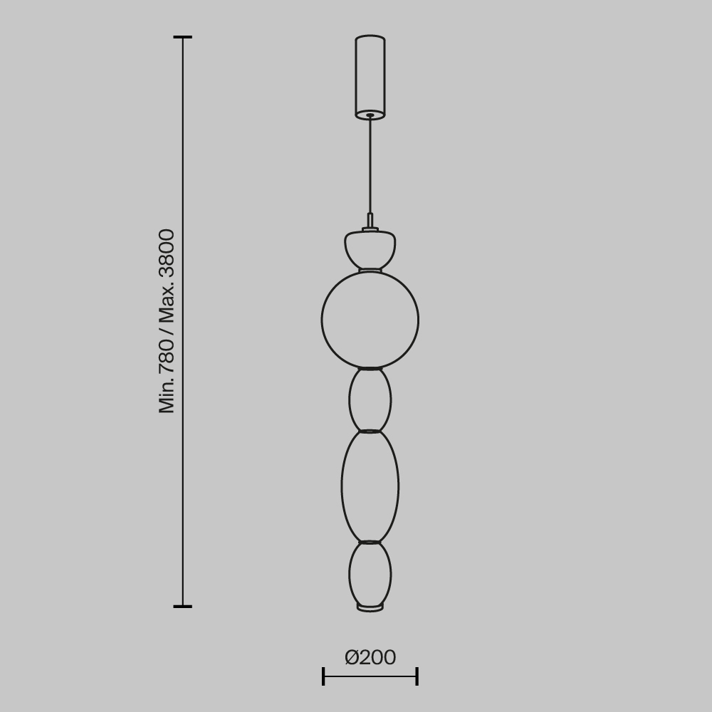 Подвесной светильник Adore LED 3000K 17Bт в Костроме