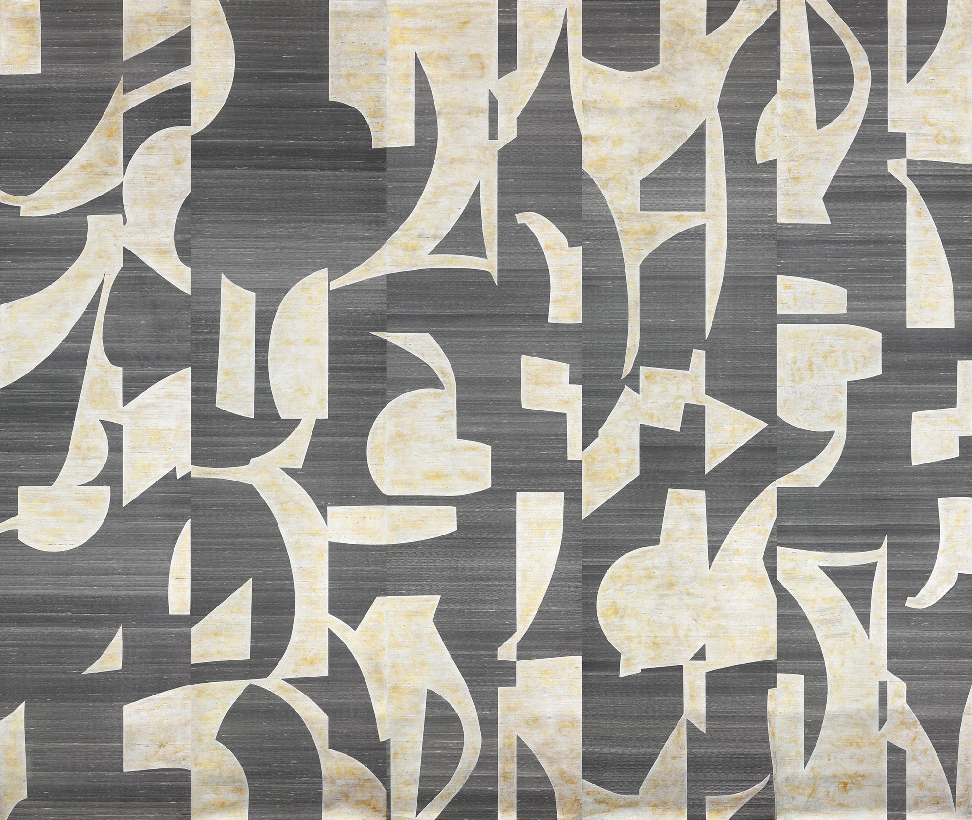 Обои ручная роспись в стиле Арт-деко Symphony Original colourway on Arkose silk dupion Обои ручная роспись в стиле Арт-деко Symphony Original colourway on Arkose silk dupion - постер Loft-Concept в Костроме