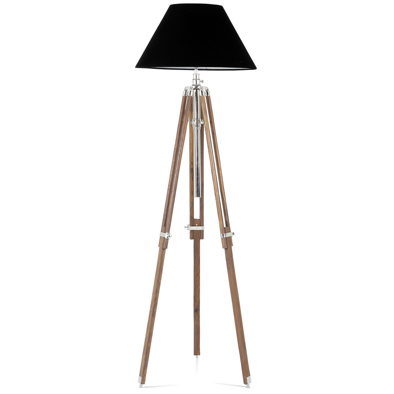 Торшер EICHHOLTZ 103271 TELESCOPE Коричневый Черный в Костроме | Loft Concept 