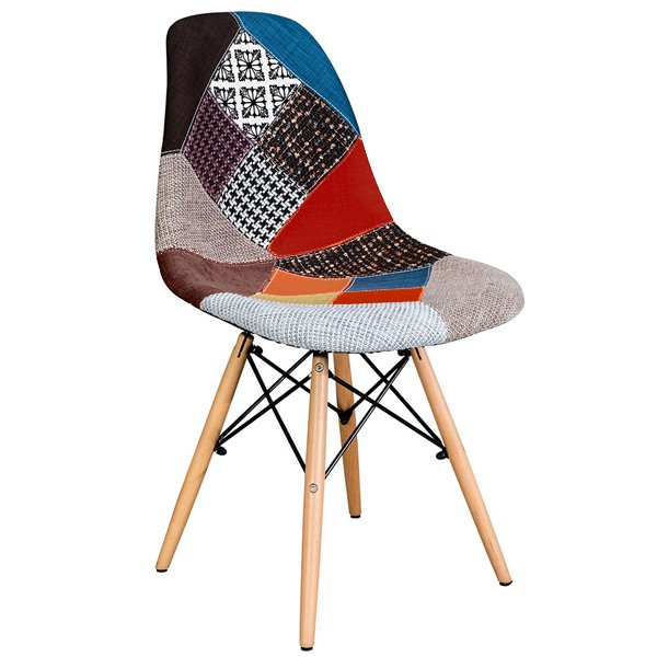 Стул DSW Patchwork Мульти Древесина в Костроме | Loft Concept 